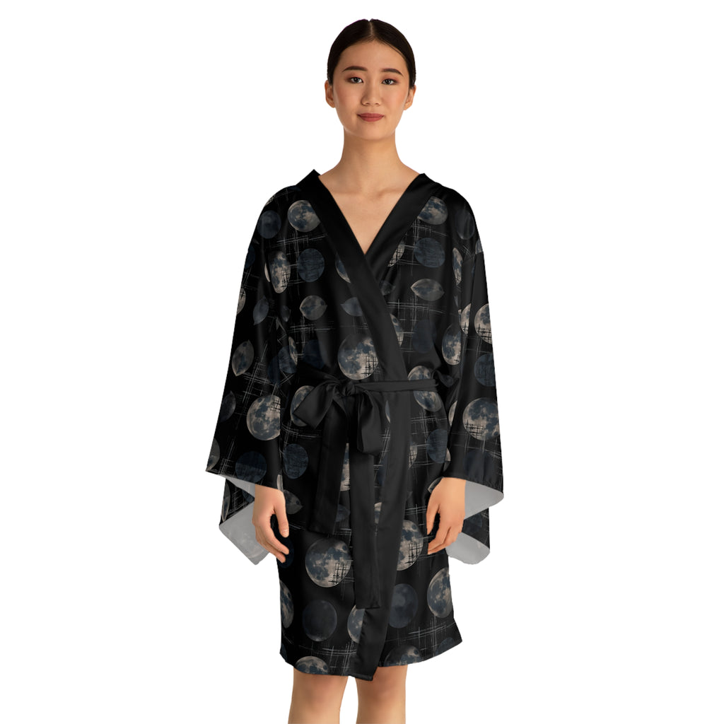 Long Sleeve Kimono Robe (AOP)