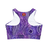 Fully Lined, Padded Sports Bra (AOP)