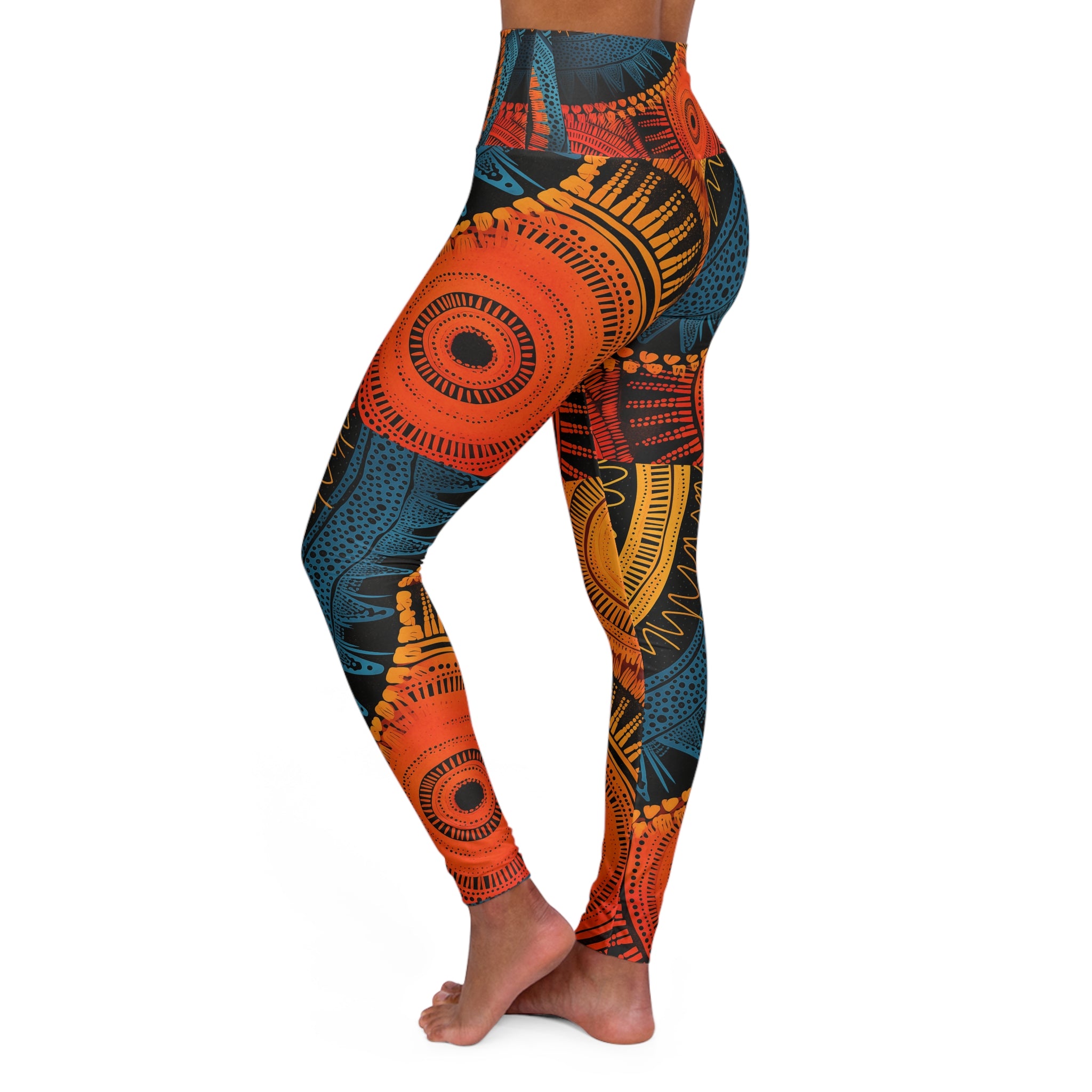 High Waisted Yoga Leggings (AOP)