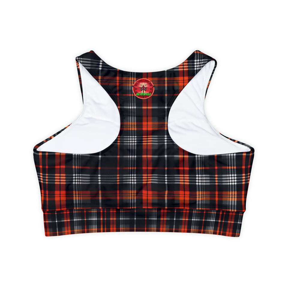 Fully Lined, Padded Sports Bra (AOP)