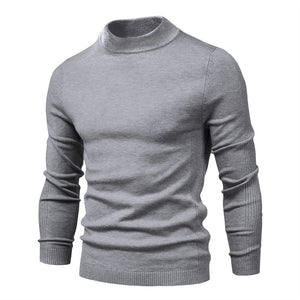 Men's Multicolor  Sweater With Mid Neck And Slim Trim