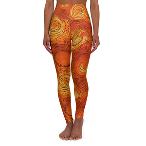 High Waisted Yoga Leggings (AOP)
