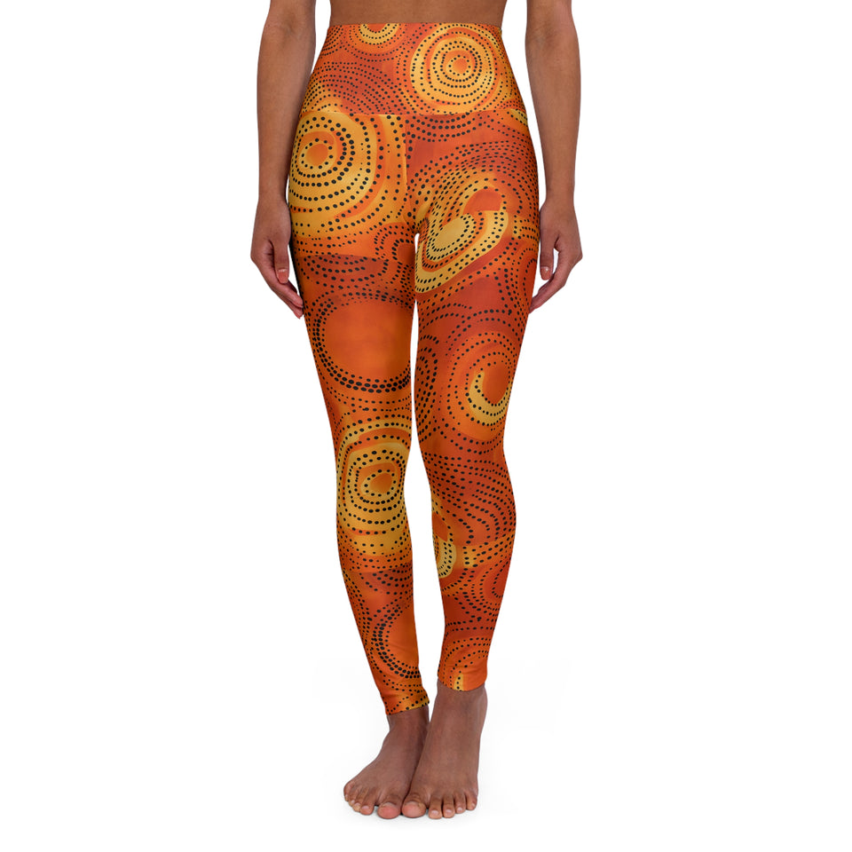 High Waisted Yoga Leggings (AOP)
