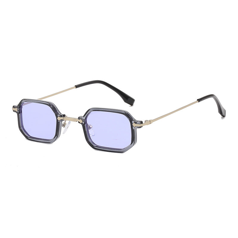 Retro Small Frame Polygon Men's Glasses