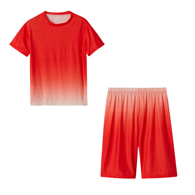 Short-Sleeved Shorts Two-Piece Set