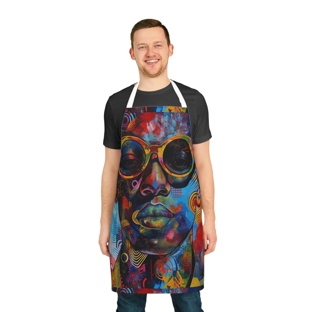 Apron, 5-Color Straps (AOP)