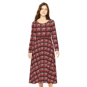 Women's Long Sleeve Dance Dress (AOP)