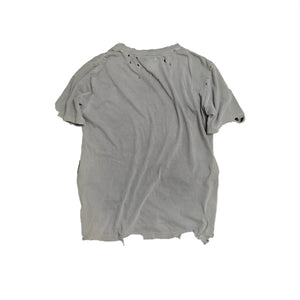 Damaged Necklace Reworked Washed Short Sleeves