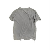 Damaged Necklace Reworked Washed Short Sleeves