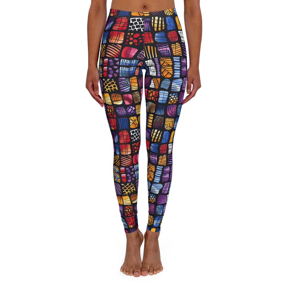 Women's Casual Spandex Leggings (AOP)