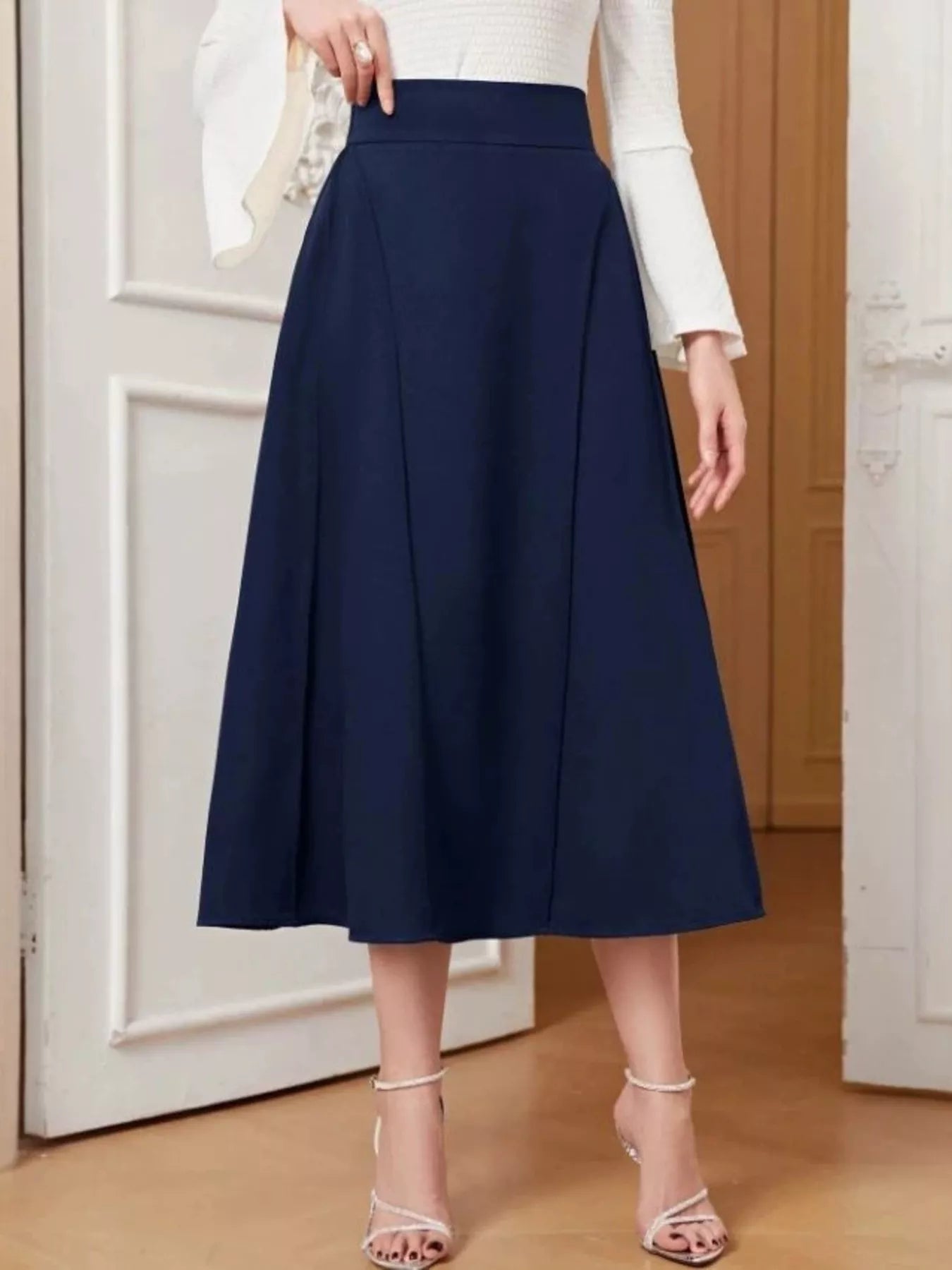 Shop A-Line Midi Skirt - Women's Fashion | Akatonbo