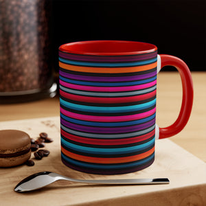 Colorful Accent Mugs, 11oz