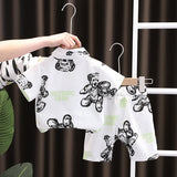 Baby Lapel Short Sleeve Shirt Suit Kids Lightweight Children's Clothing