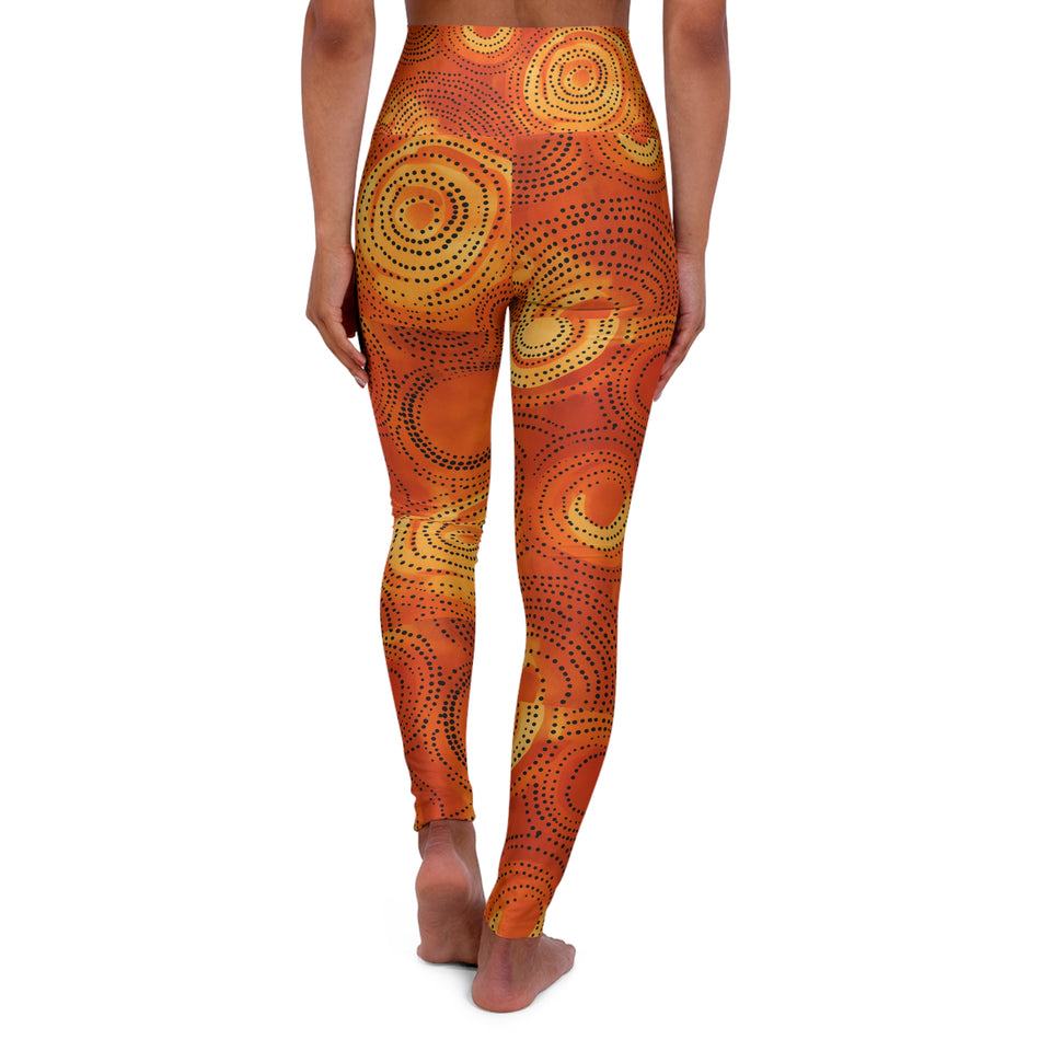 High Waisted Yoga Leggings (AOP)