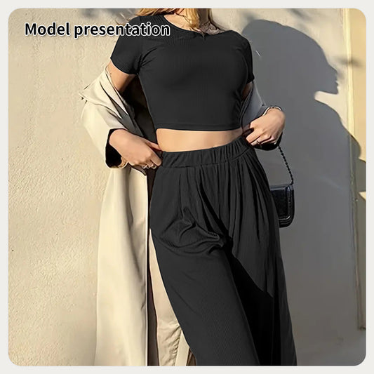 Traje Sencillo de Color Liso para Mujer