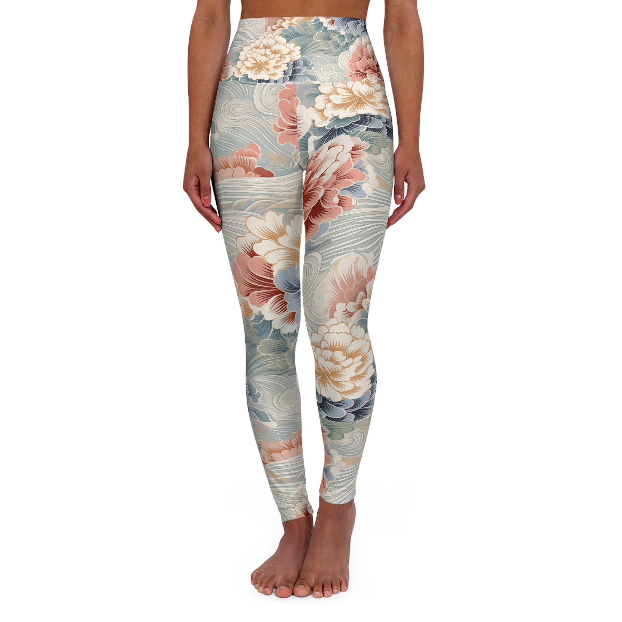High Waisted Yoga Leggings (AOP)