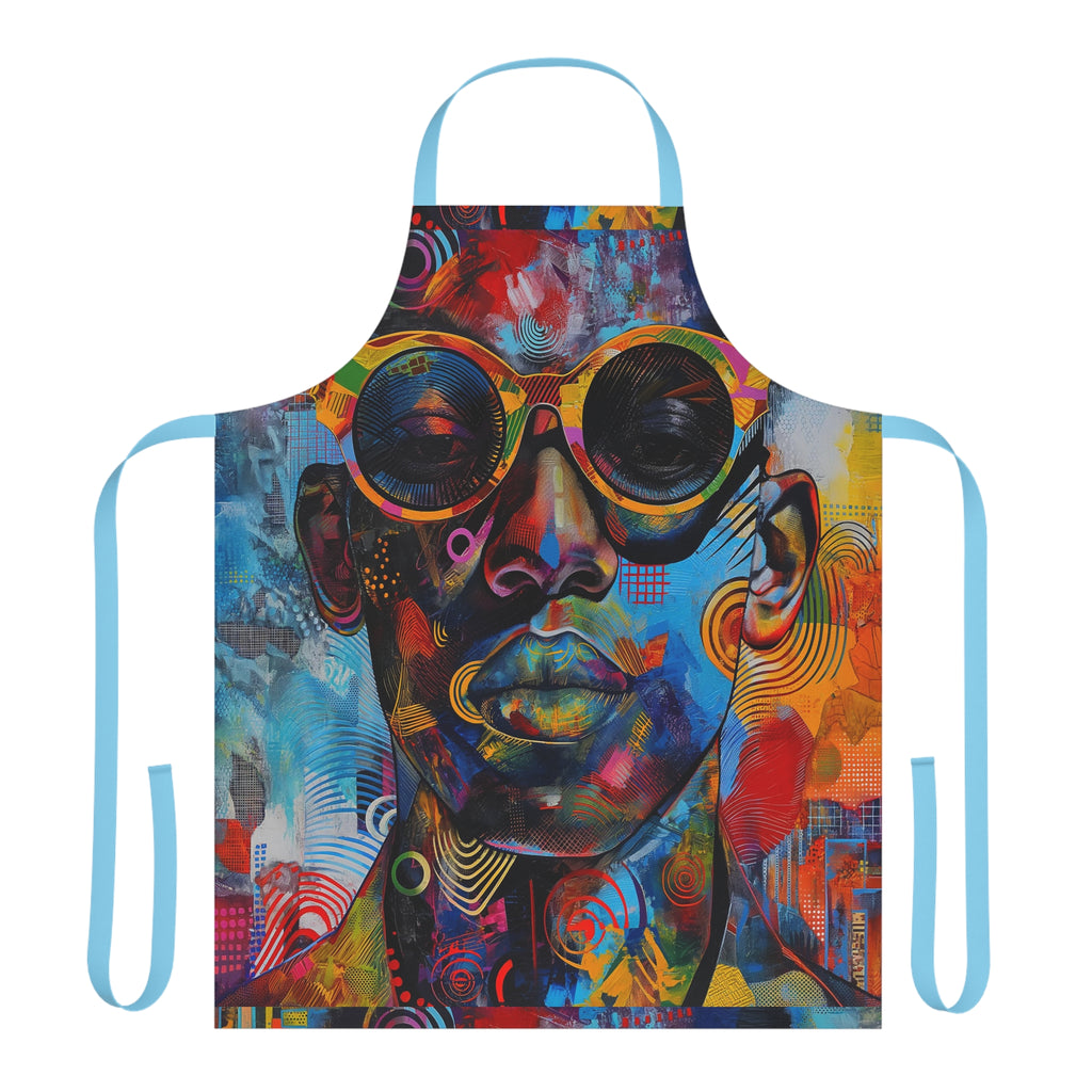 Apron, 5-Color Straps (AOP)