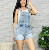 Summer denim overalls shorts