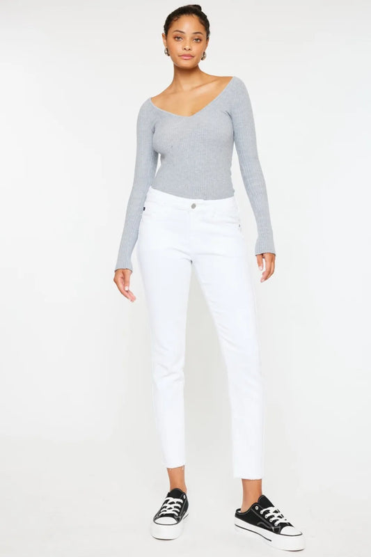 Shop Kancan Mid Rise Ankle Skinny Jeans - Women's Fashion | Akatonbo