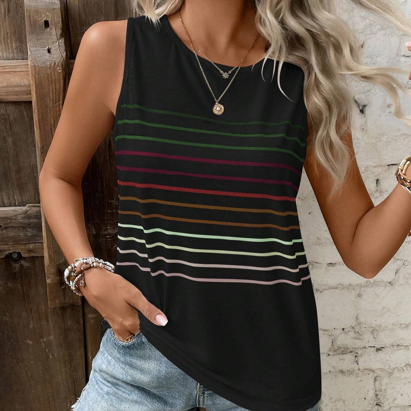 Fun Sleeveless Spring And Summer Tops