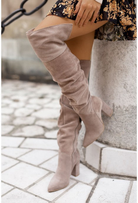 Fashion High Heel Pointed Toe Over-the-knee Boots