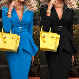 Hot Women's Suits Skirt Two-piece Set