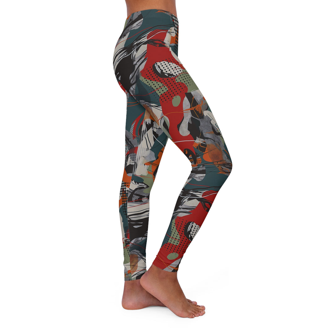 Women's Casual Spandex Leggings (AOP)