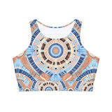 Fully Lined, Padded Sports Bra (AOP)
