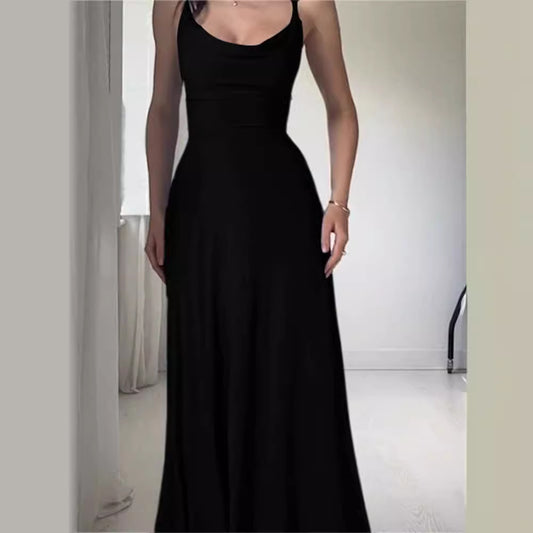 Robe de Soirée Décolletée et Dos Nu Grandes Tailles