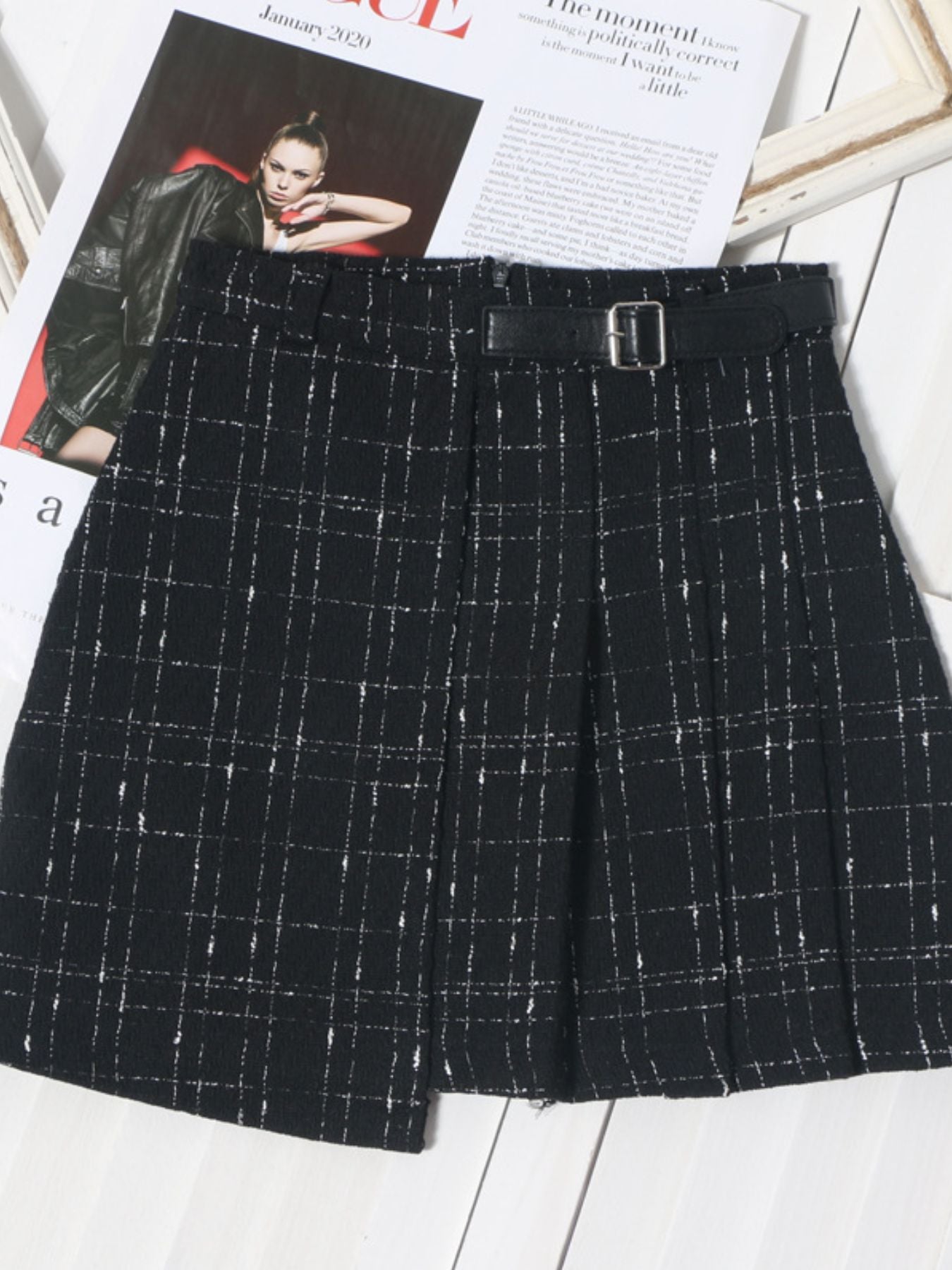 Shop Pleated Plaid Mini Skirt - Women's Fashion | Akatonbo