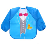 Long Sleeve Kids Waterproof Meal Baby protective Apron