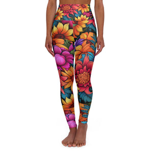 High Waisted Yoga Leggings (AOP)