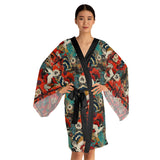 Long Sleeve Kimono Robe (AOP)