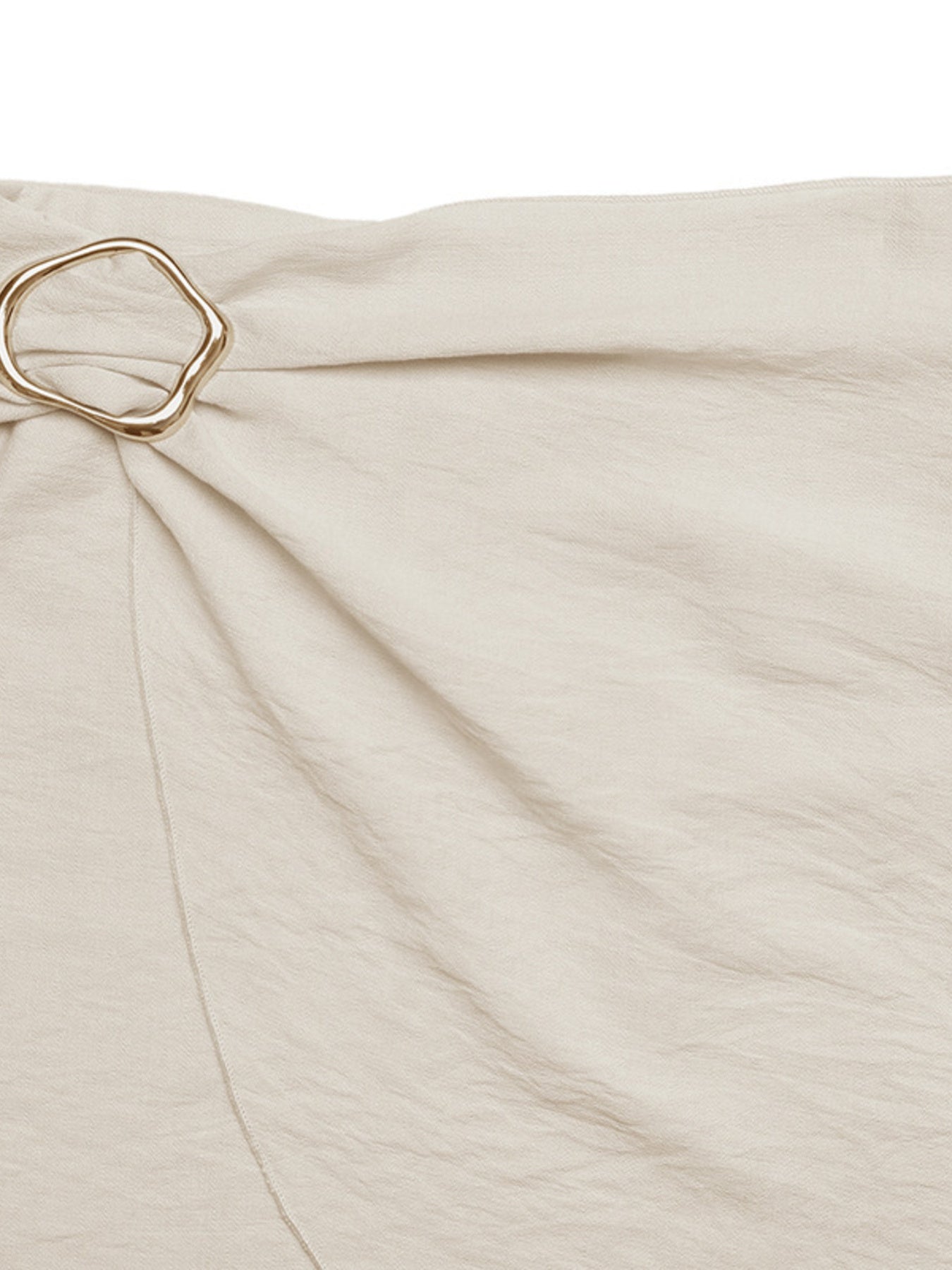 Shop Knotted Buckle Mini Skirt - Women's Fashion | Akatonbo