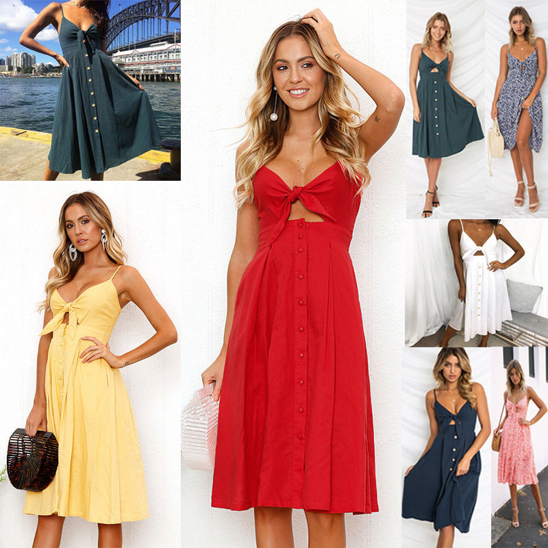 Akatonbo Women Summer Dresses Sleeveless Backless Strap Long Close-Fitting Sheath Female Party Evening Dresses Vestidos