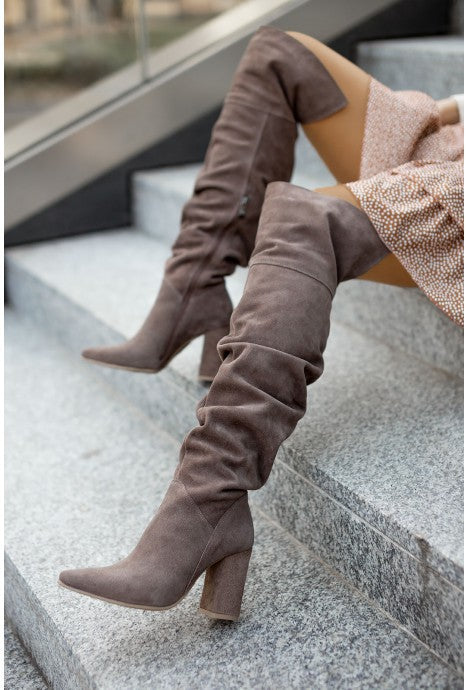 Fashion High Heel Pointed Toe Over-the-knee Boots