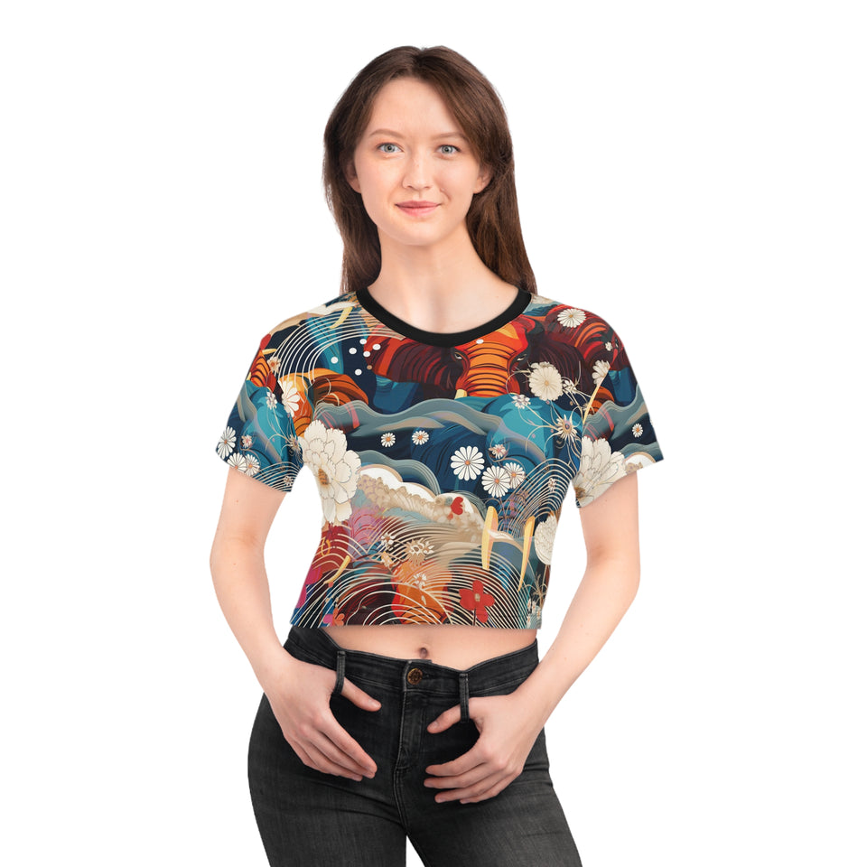 Crop Tee (AOP)