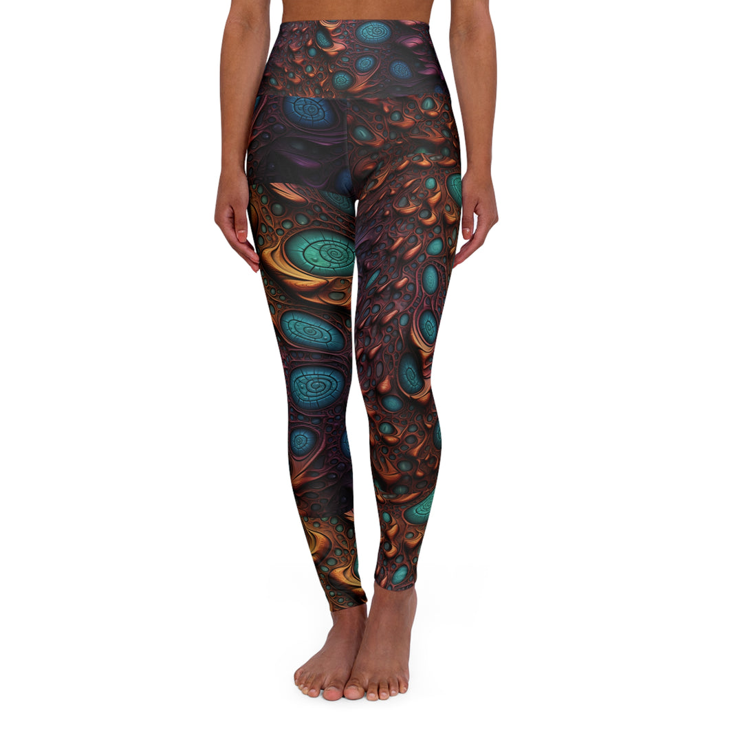 High Waisted Yoga Leggings (AOP)