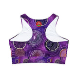 Fully Lined, Padded Sports Bra (AOP)