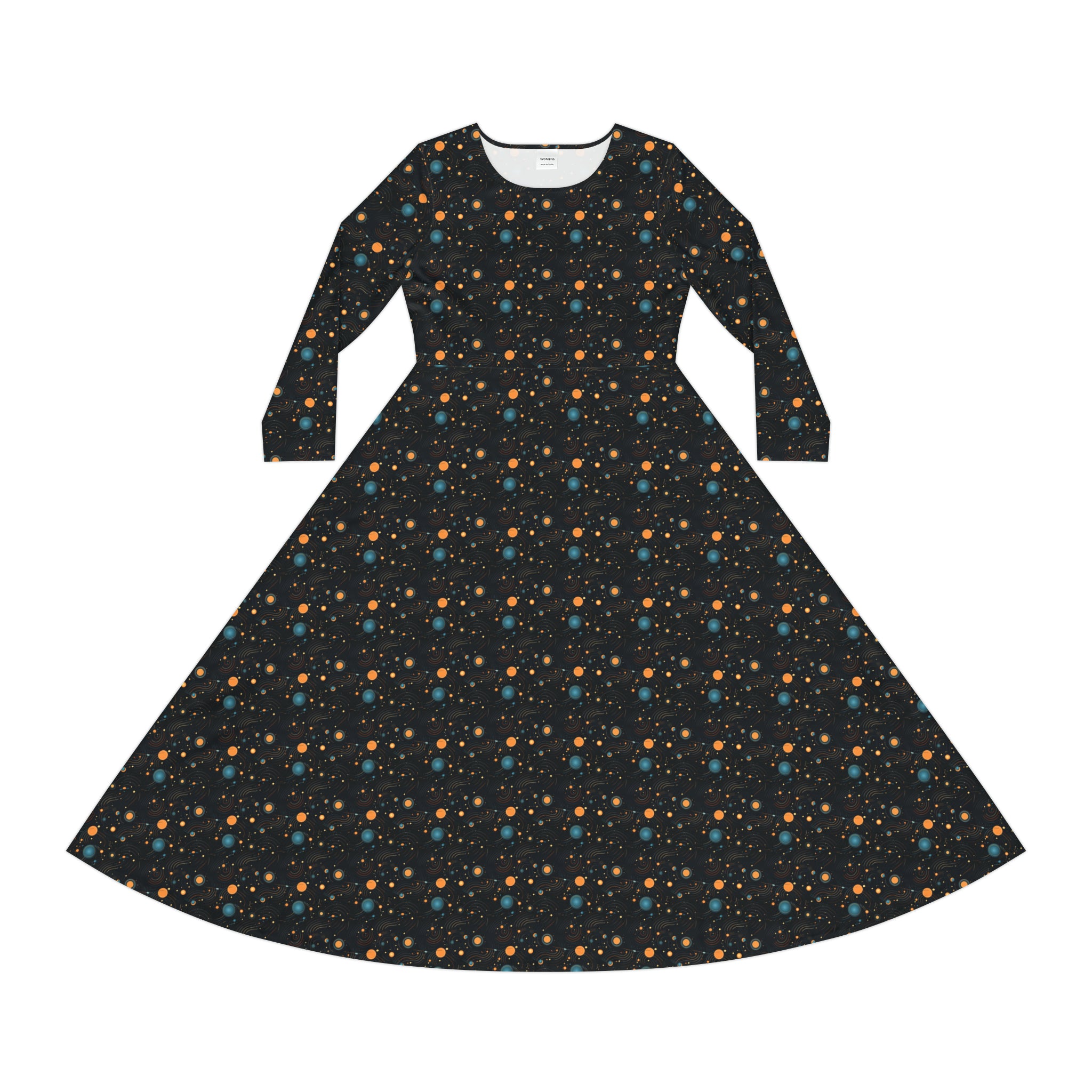 Women's Long Sleeve Dance Dress (AOP)
