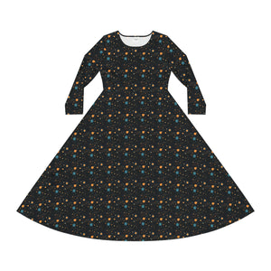 Women's Long Sleeve Dance Dress (AOP)
