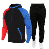 Hooded Colorblock Jersey Marseille Training athletic suit