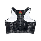 Fully Lined, Padded Sports Bra (AOP)