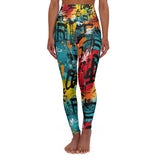 High Waisted Yoga Leggings (AOP)