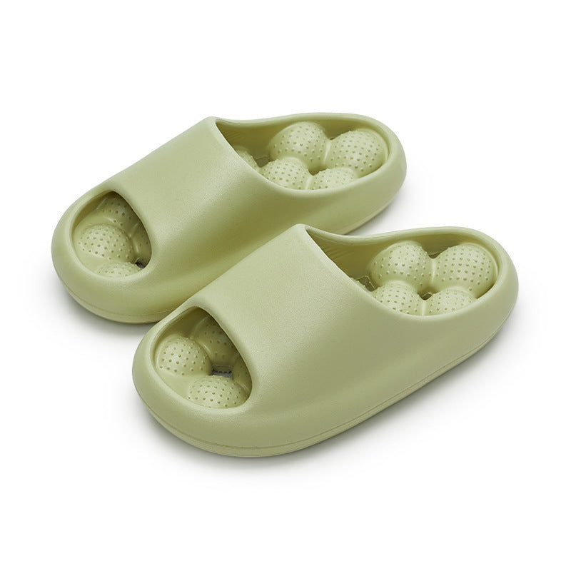 Ball Massage Sole Design Bathroom Slippers