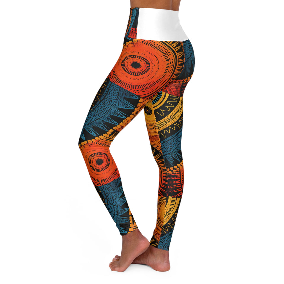 High Waisted Yoga Leggings (AOP)