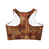Fully Lined, Padded Sports Bra (AOP)