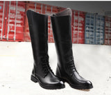 Horse Riding Boots For Women Men Waterproof Leather Long Boots Black Brown Knee High Boots