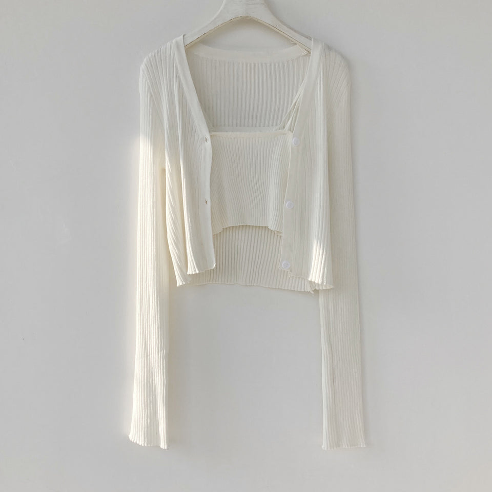 Girl Loose Lazy College Style Cardigan Coat