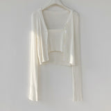 Girl Loose Lazy College Style Cardigan Coat